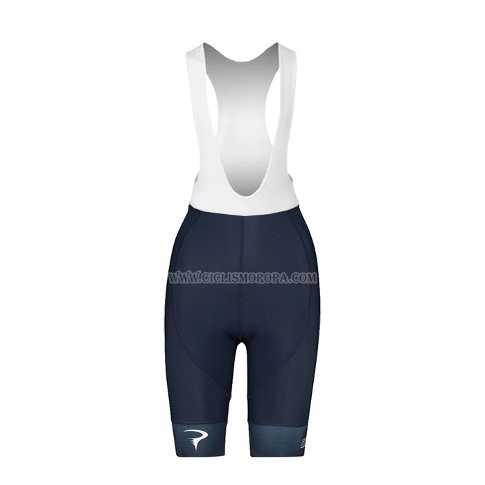 2023 Ropa Ciclismo Mujer INEOS Grenadiers Rojo Mangas Cortas y Culotte Corto